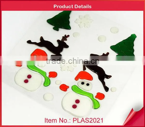 jelly gel sticker window sticker glass sticker
