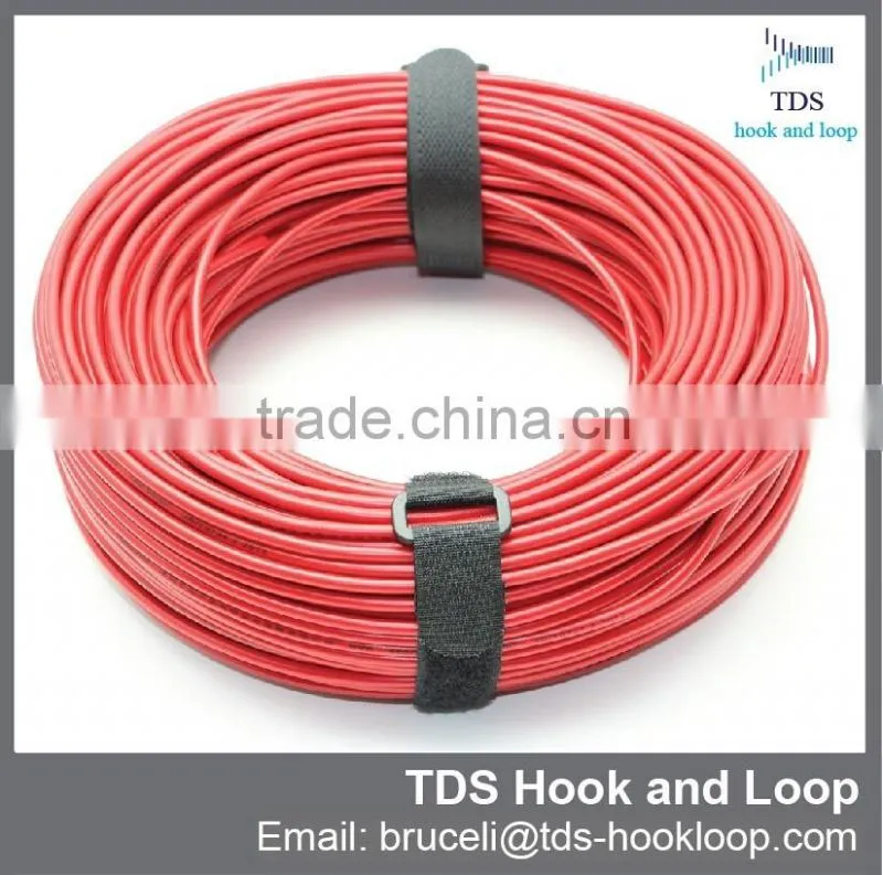 customized reusable hook and loop plastic buckle strap