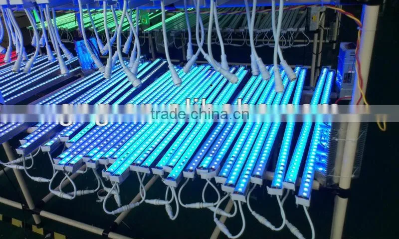 led SMD5050 rigid strip Aluminum LED Bar connect with DMX512 Console