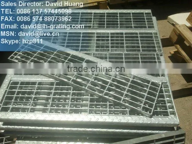 galvanized steel grating stair tread. galvanized metal stair tread