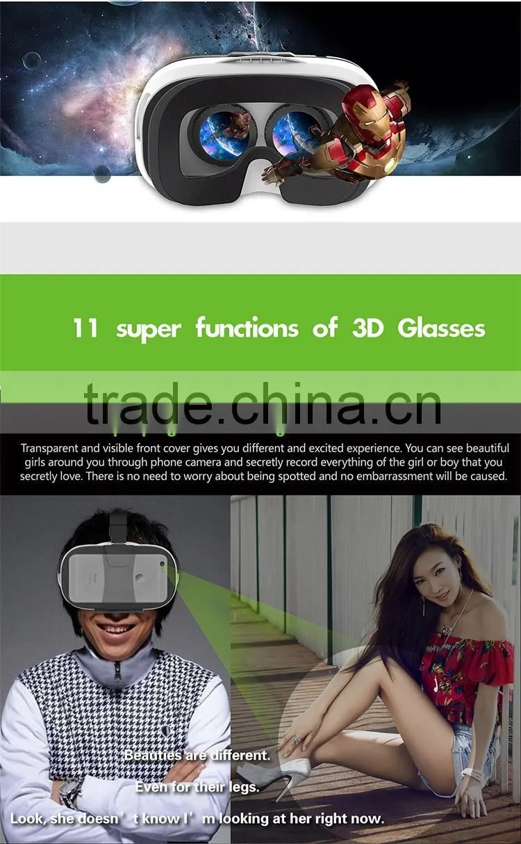 Vr box 3d glasses with game remote, Gaoxin private xnxx 3d video porn glasses virtual reality, 3d vr glasses virtual reality
