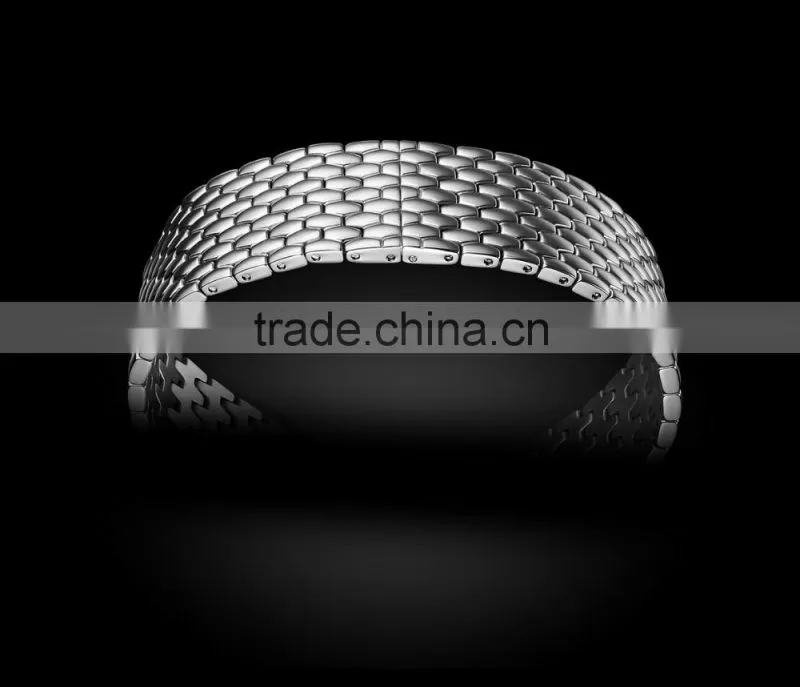 Icarer Armour Stainless Steel Watch Band For iWatch Sliver Wrist Strap For 38MM Apple Watch MT-4251