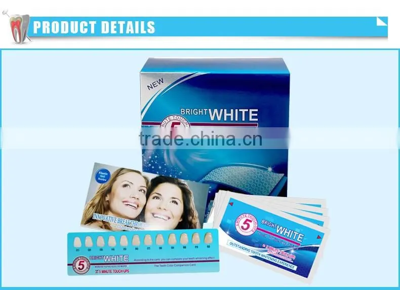 best sell tooth bleaching dental whitening strips with custom logo
