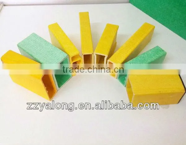 Fiberglass Pultrusion Rectangular hollow pipe tube