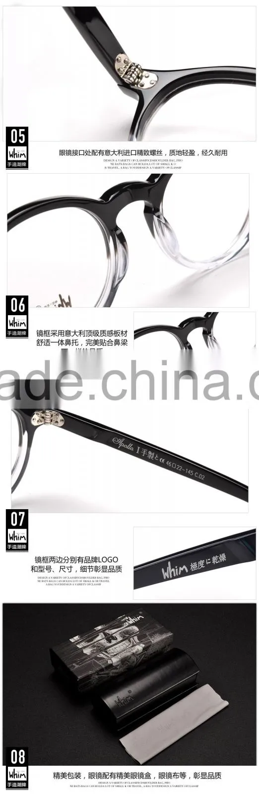 WHIM Handmade Italy Acetate Glasses With Optical Frame