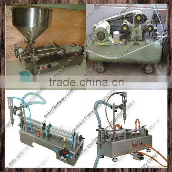 horizontal type pneumatic liquid filling machine