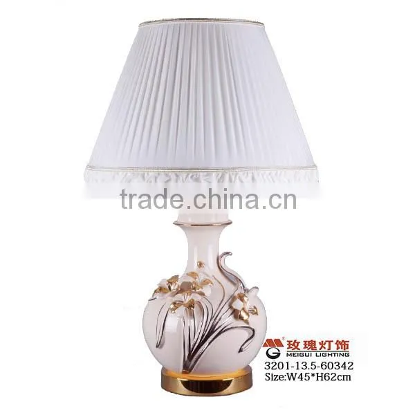 new Chines pottery and modern desk lamps