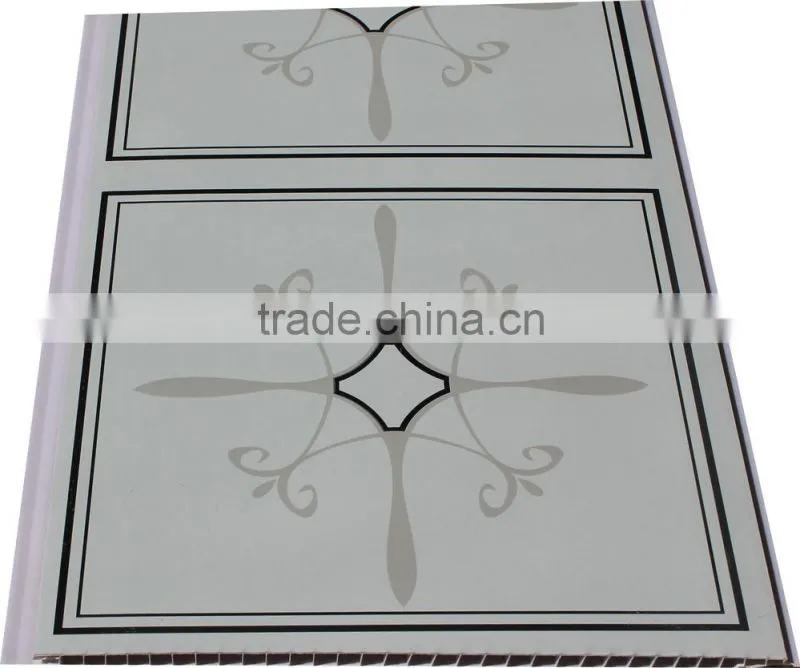 Hot foil stamping pvc ceiling panel P23
