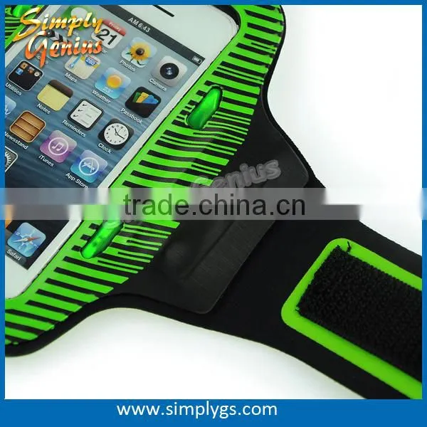 (Wholesale) Elastic armband, running armband for Samsung Galaxy, led armband for running