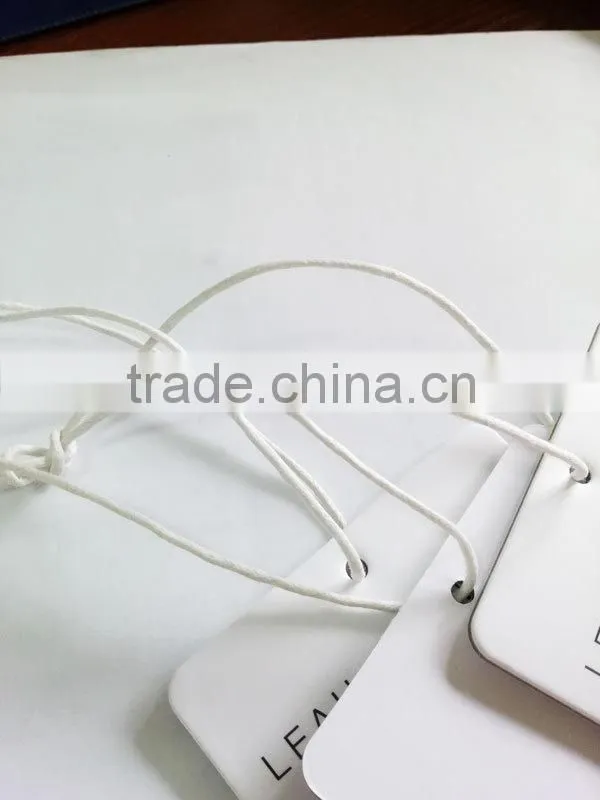 custom paper tags, price tags and plastic tags with string for clothing