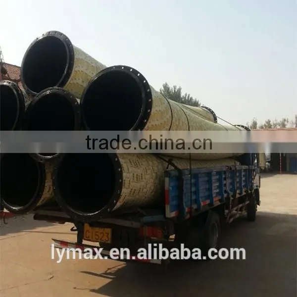 150PSI DN350mm, 400mm, 500mm flange joint flexible hose for dredging