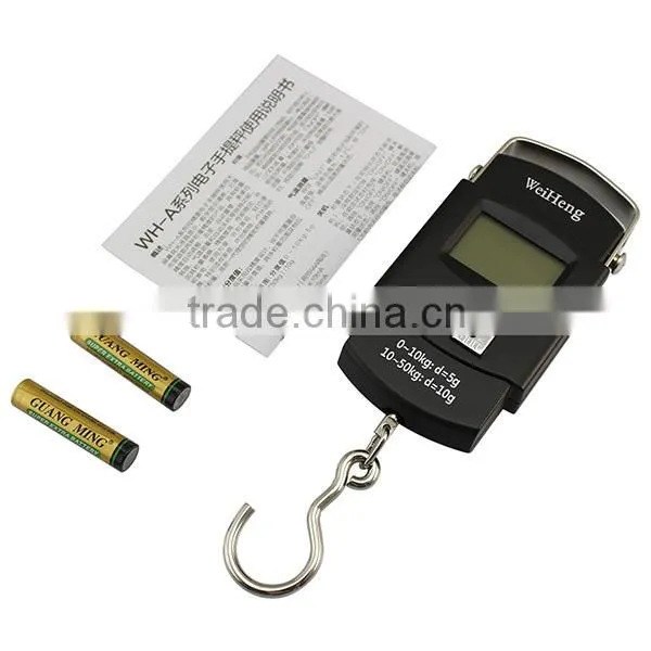 50KG/5g Backlight LCD Steel Handle Hook Portable Electronic Scale