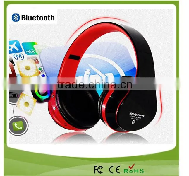 For bluetooth soloed HD super bass sound headphone