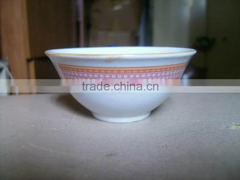 white porcelain footed bowl ceramic noodles bowl soup bowl
