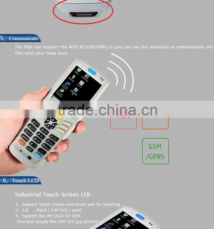 Custom 320g Extra-thin Barcode Scanner Terminal machine