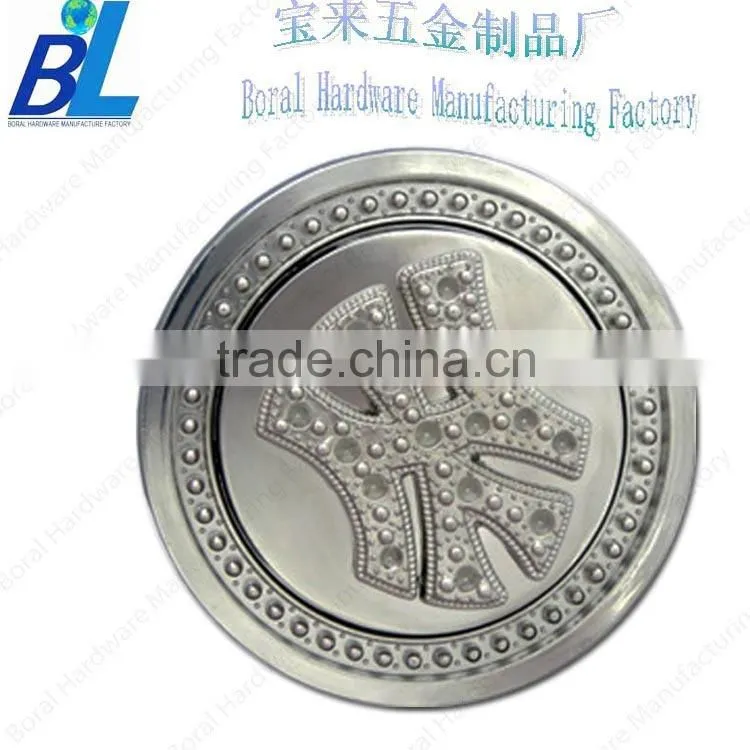 Antique fashion metal round belt buckles for decoration