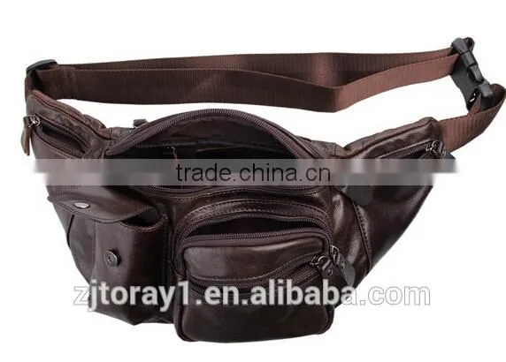 High Quality Handmade Leather Travel Waist Bag