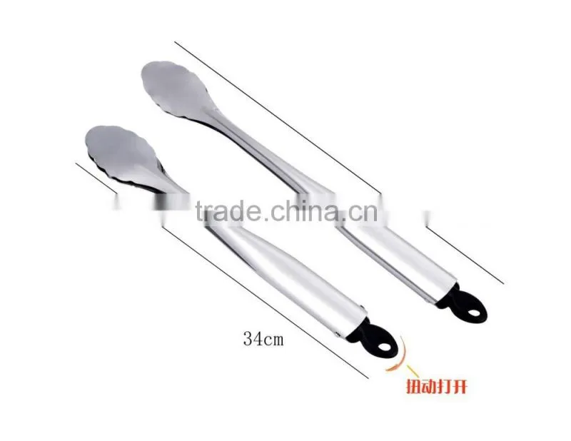 new products stainless steel kitchenware food tong