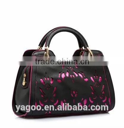 Carve patterns hollow out popular fashion lady handbags 2014