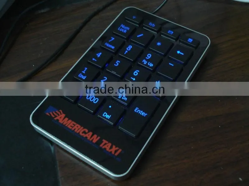 hot sell 19 keys silicone numeric keypad