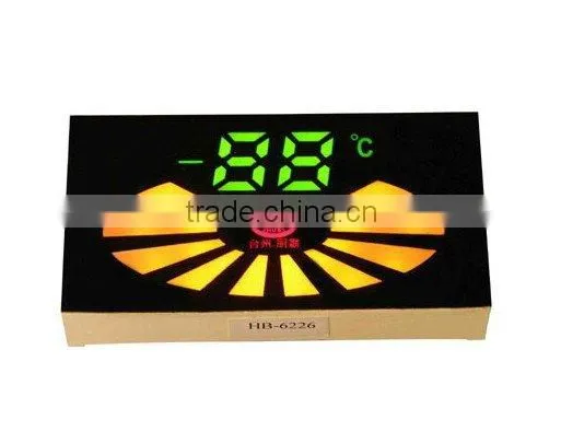 custom red color 3 digits refrigerators led display module screen
