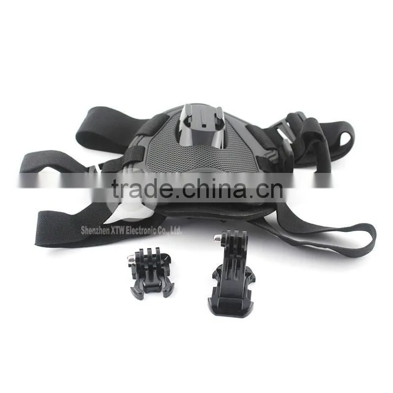 Dog Fetch Harness Chest Strap Belt Mount for GoPro Hero 4/3+/3/2/1lack, Blue, Pink