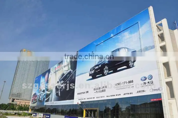 Huge outdoor poster billboard, advertising banner printing