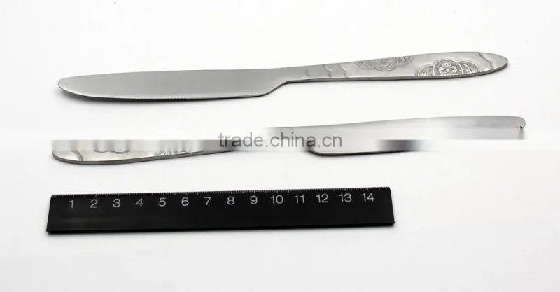 2016 cheapest stainless steel & inox knife in table cutlery