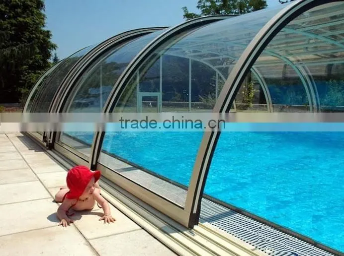 50 Mircon UV Coated Plastic Polycarbonate Sheet For Swim Pool Cover