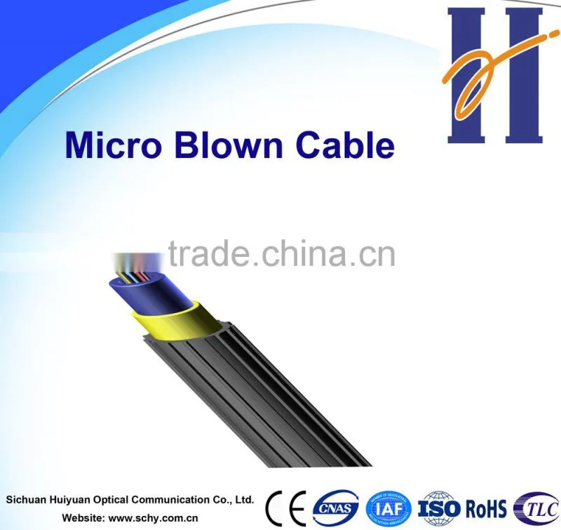 China manufacturer Micro central loose tube optical fiber cable 2 core