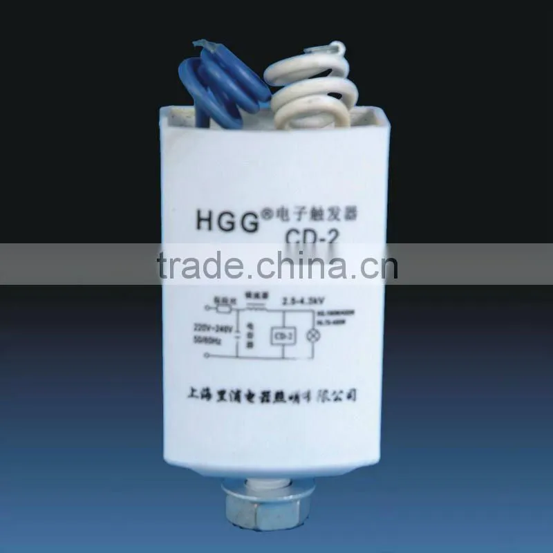 Electric ignitor for 400w HID lamp 2 wire