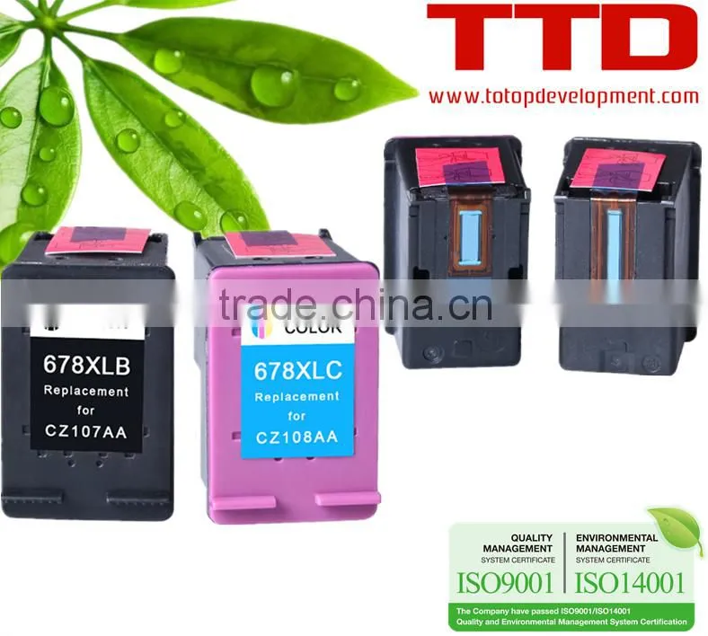 TTD Original Refurbish Ink Cartridge 678XL (CZ108AA CZ107AA) Cartridge