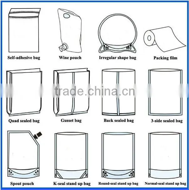 Stand up Jelly Packaging spout bag