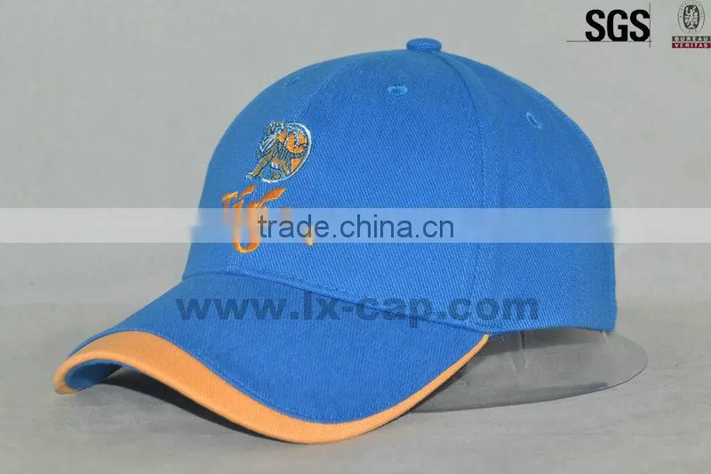 Promotional logo embroidery baseball cap and hat