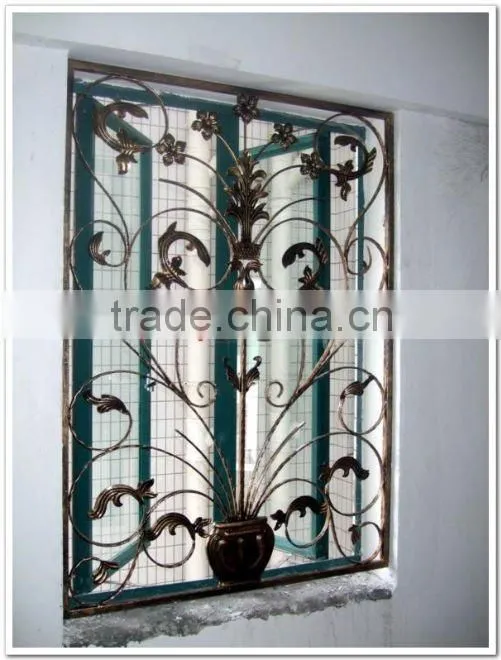 2015 Top-selling modern wrought iron designs windows