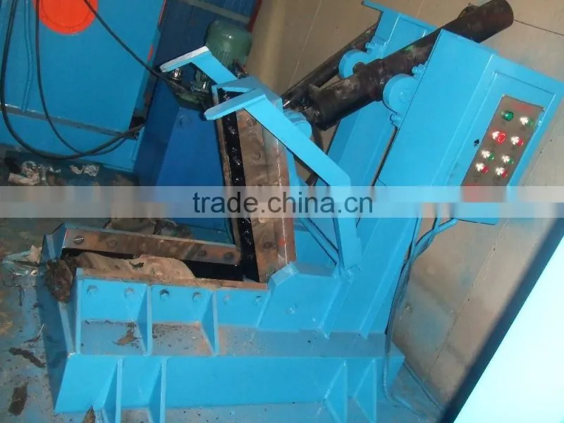 Semi-control waste tire recycling machine / used tyre cutting machine