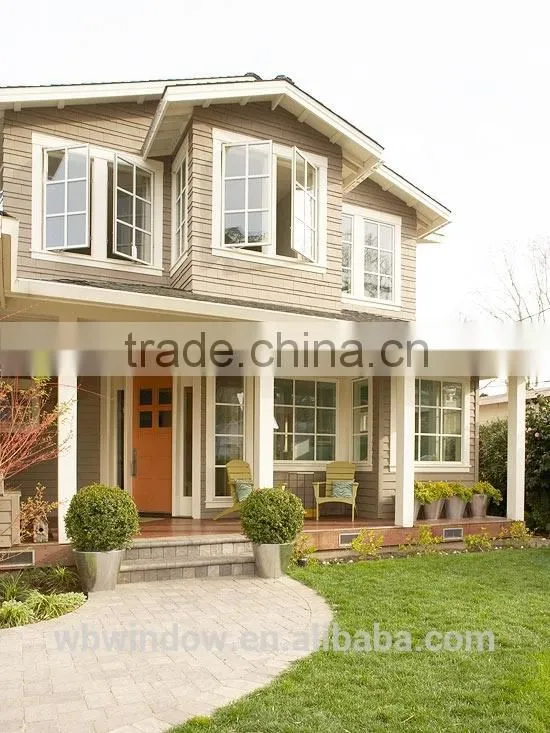 interior heat reflective glass pvc casement windows