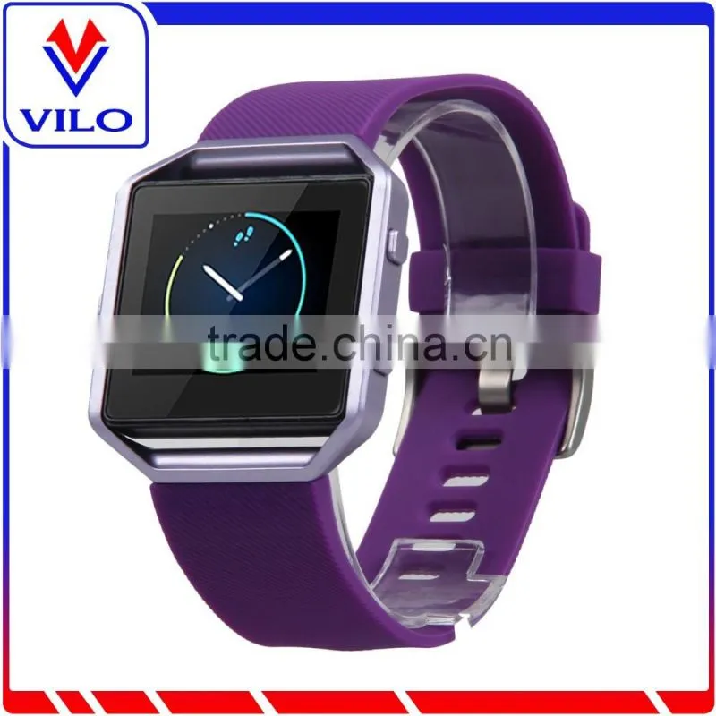 For fitbit blaze bands with metal frame,For fitbit blaze silicone band,For fitbit blaze strap with frame