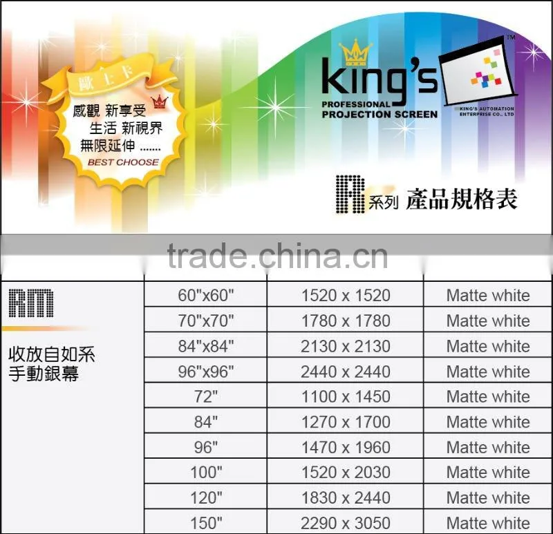 Projector Screens / Manual Projector Screens