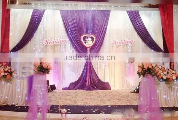 2015 Newest red wedding backdrop fabric wedding decoration fabric