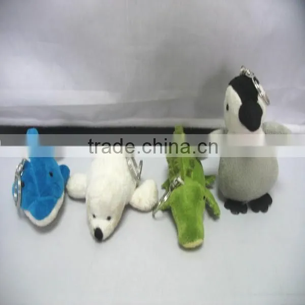 Assorted Stuffed Animals Plush Keychain, Plush Animal Keychain For Promotion