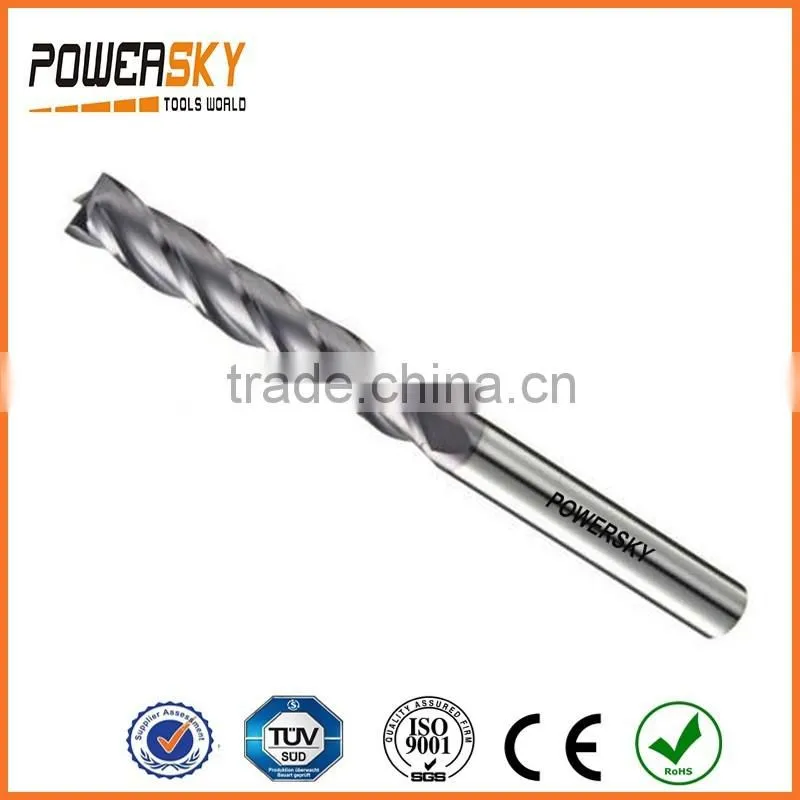 Professional 4-Flute TiAlN Finish HSS Carbide End Mill