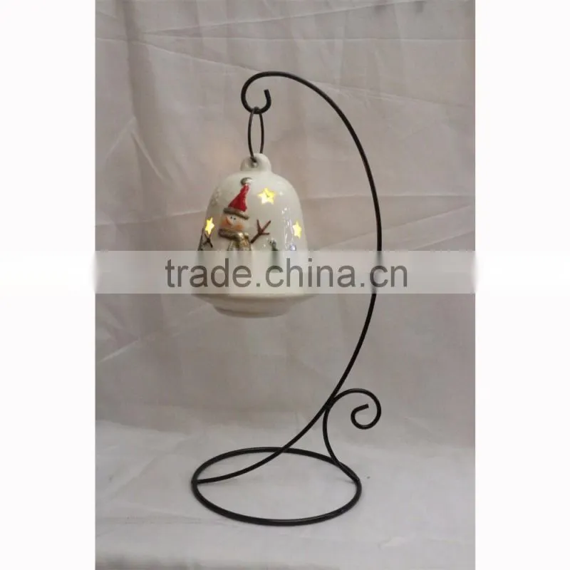 Christmas decoration ceramic tealight candle holder