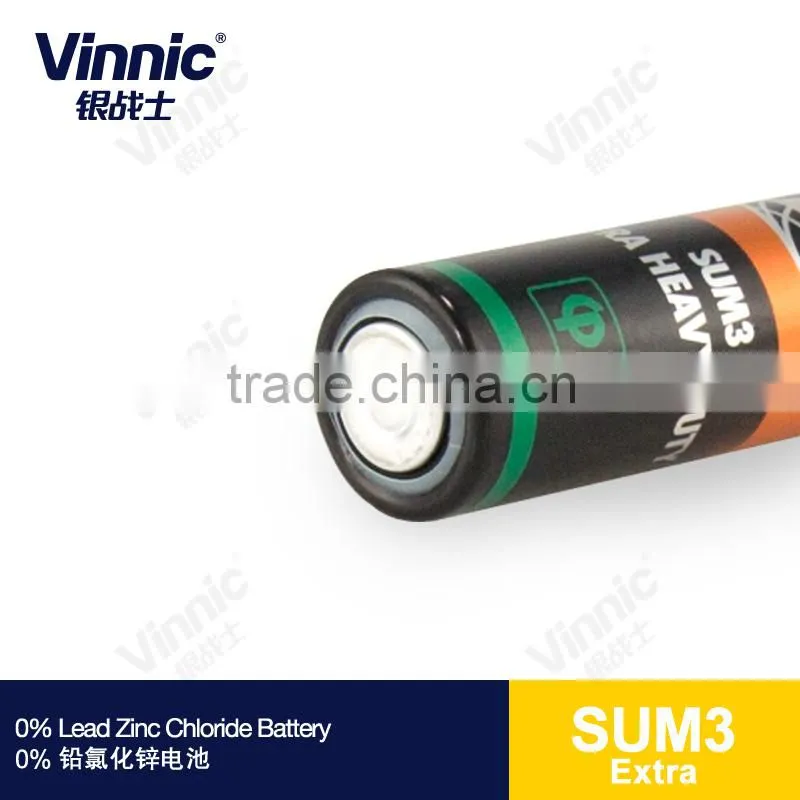 r6 aa battery extra 0% Lead Zinc Chloride Dry Battery