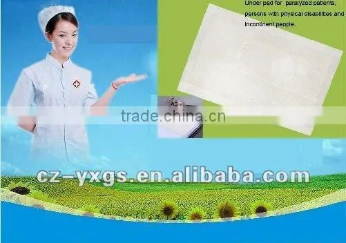 Super absorbent urinal pads medical underpad disposable underpad for incontinenced