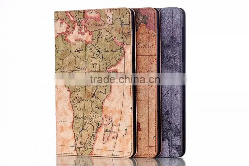 Luxury high quality Map wallet PU leather Case with stand For Samsung Galaxy Tab S 8.4 T700 Tablet
