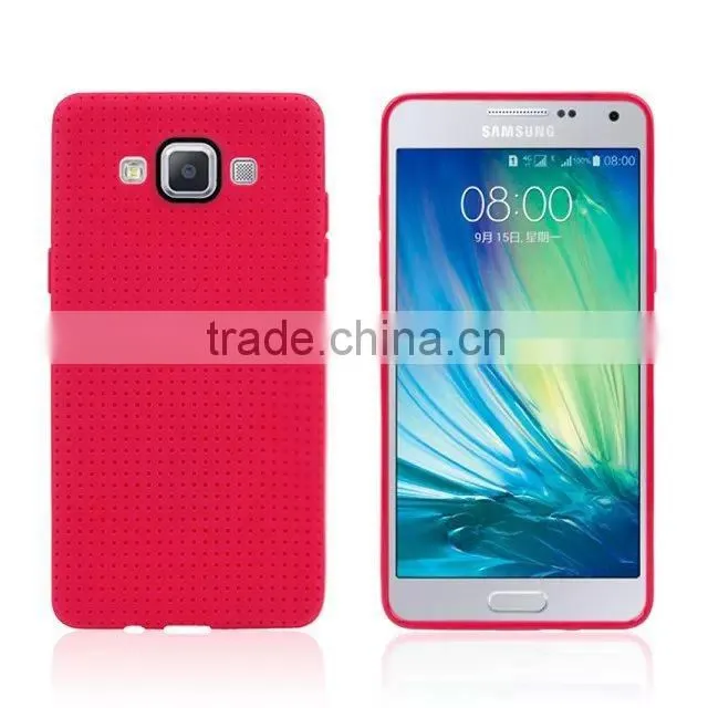 Hot sale new product for 2015, honeycomb style smart phone accessories ,soft TPU case for samsung galaxy A5000 back cover