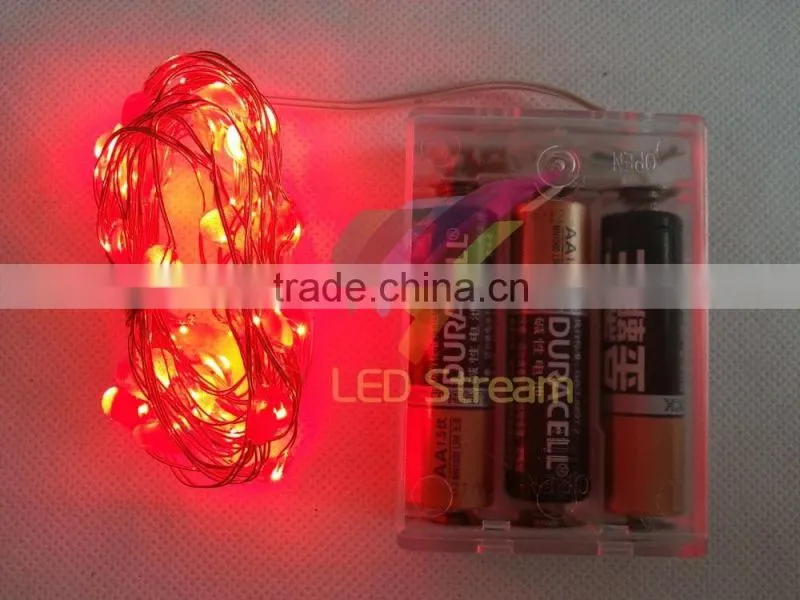 HeartShaped Theme 3AA Battery Powered 3M 30 LED Copper String Fairy Lights Happy Valentines' Day Lighting