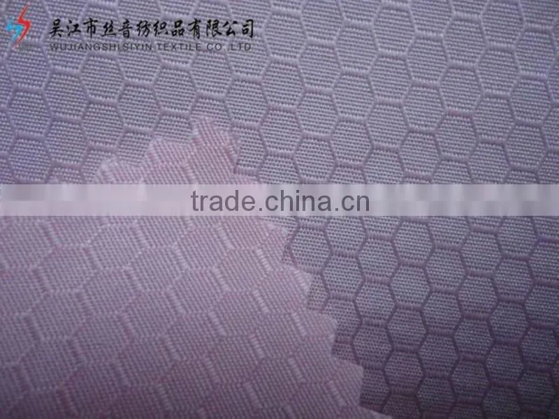0.3 pink Full-dull Football plaid Pongee fabric