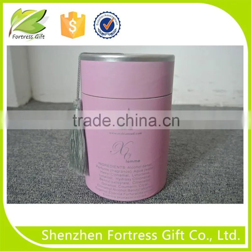 pink cosmetic packaging paper core tube